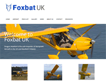 Tablet Screenshot of foxbataircraft.com